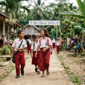 Pendidikan di Desa Nol Derajat