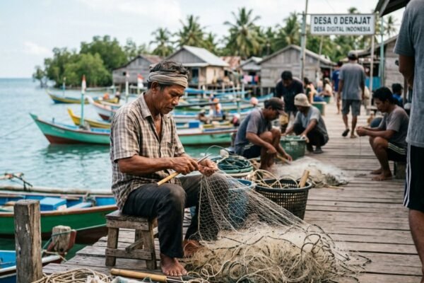 Perikanan dan Nelayan di Desa Nol Derajat